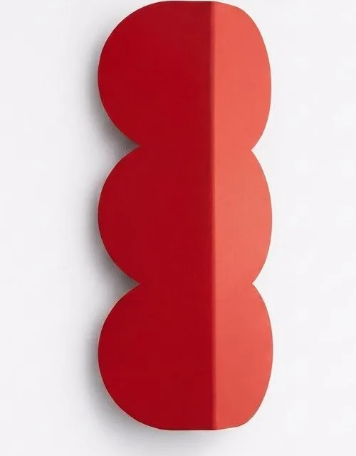 Červené hliníkové nástěnné svítidlo BISCUIT – Thoro
