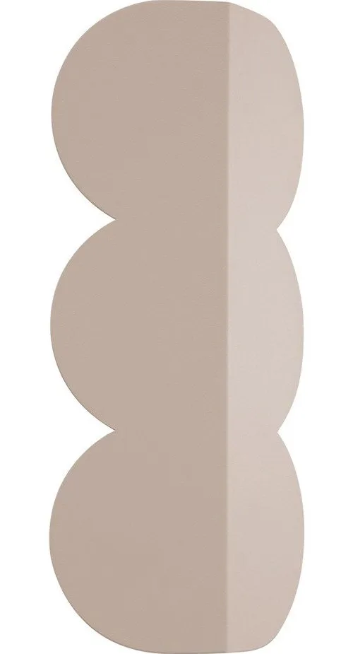 Taupe hliníkové nástěnné svítidlo BISCUIT – Thoro