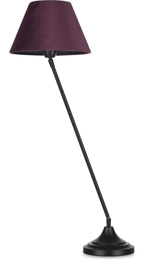 Černo-fialová stolní lampa Markslöjd Garda