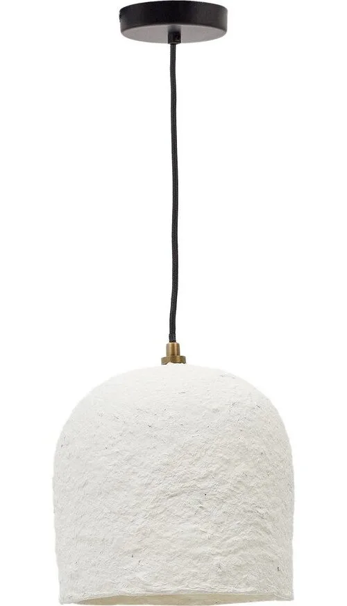 Bílé závěsné svítidlo ø 25 cm Calvia – Kave Home