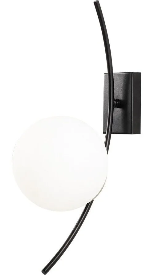 Bílé/černé nástěnné svítidlo Hilal – Opviq lights