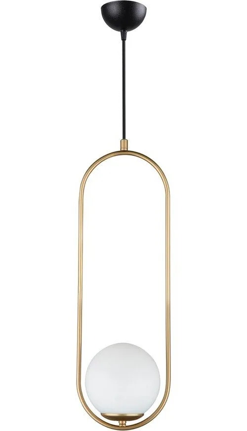 Závěsné svítidlo ve zlaté barvě Squid Lighting Arch, výška 146 cm