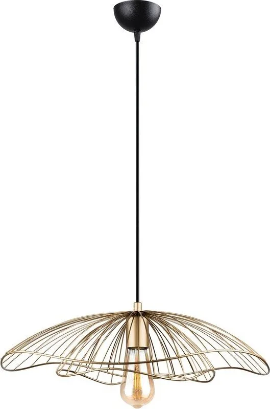 Závěsné svítidlo ve zlaté barvě Squid Lighting Root, výška 111 cm
