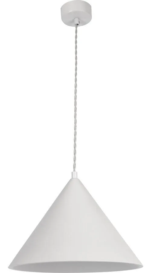 Šedé závěsné svítidlo SULION Vilma, výška 150 cm