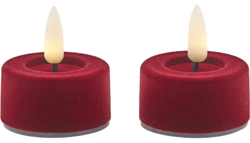 LED svíčky v sadě 2 ks na baterky (výška 2,5 cm) Sille – Sirius