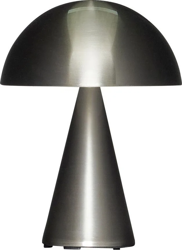 Tmavě šedá LED stmívatelná stolní lampa (výška 20 cm) Mush – Hübsch