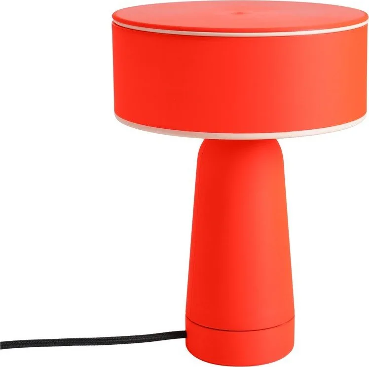 Červená plastová stolní lampa (výška 28 cm) AXO – Thoro